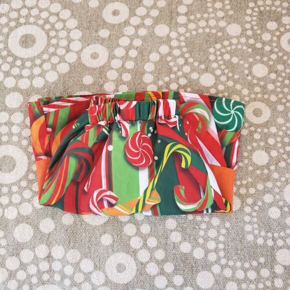 Christmas abstract candy cane and sucker skirt - Picture 6 of 9
